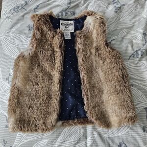OshKosh Girls Faux Fur Vest